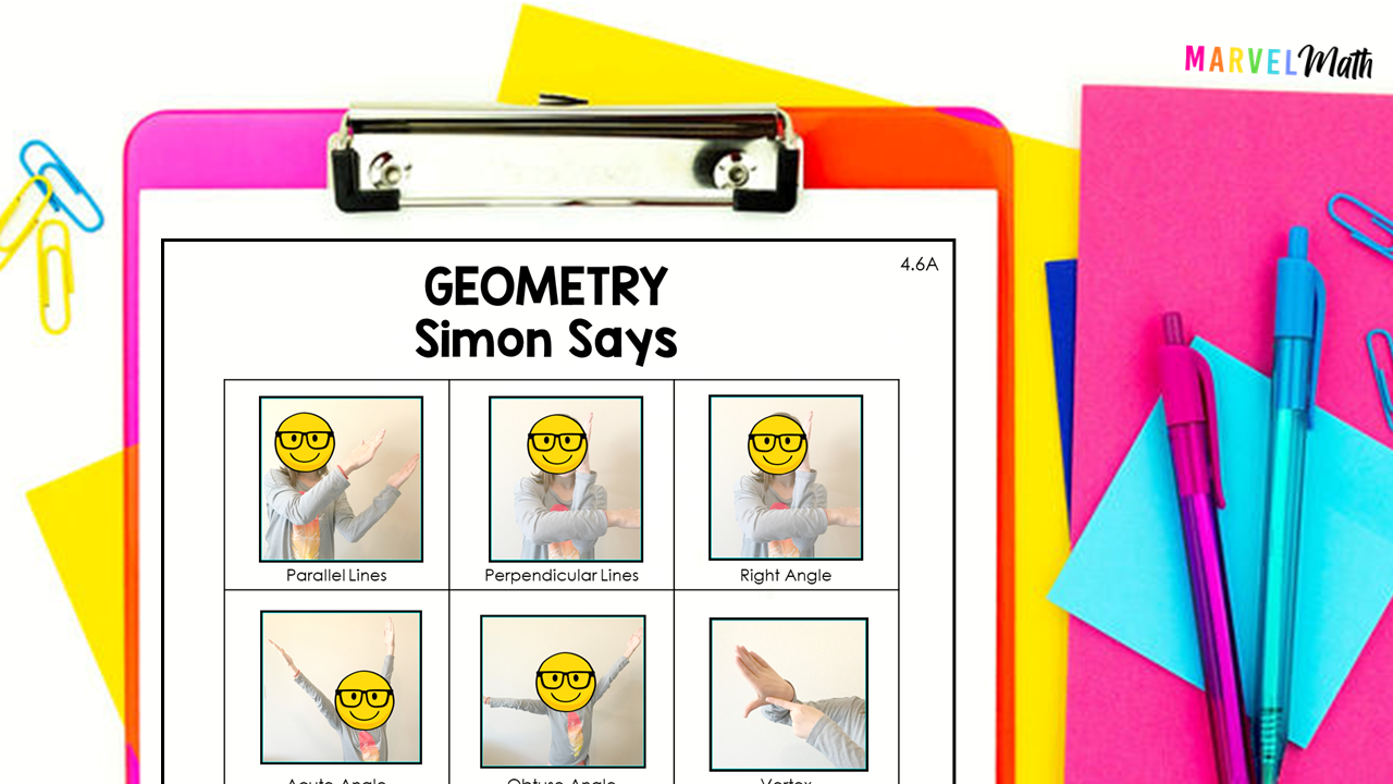 Geometry Vocabulary Games