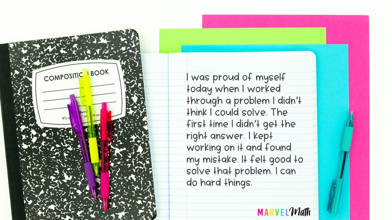 Journal About Growth Mindset During Test Prep