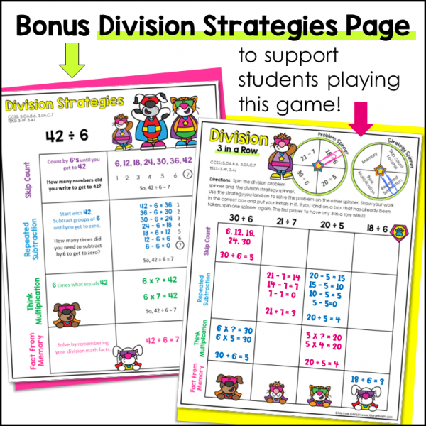 Multiplication & Division No Prep Games 8
