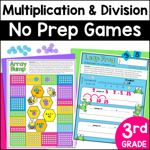 Multiplication & Division No Prep Games