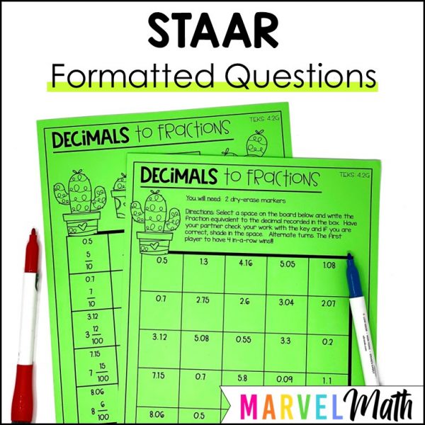 4th Grade STAAR Review Games 3