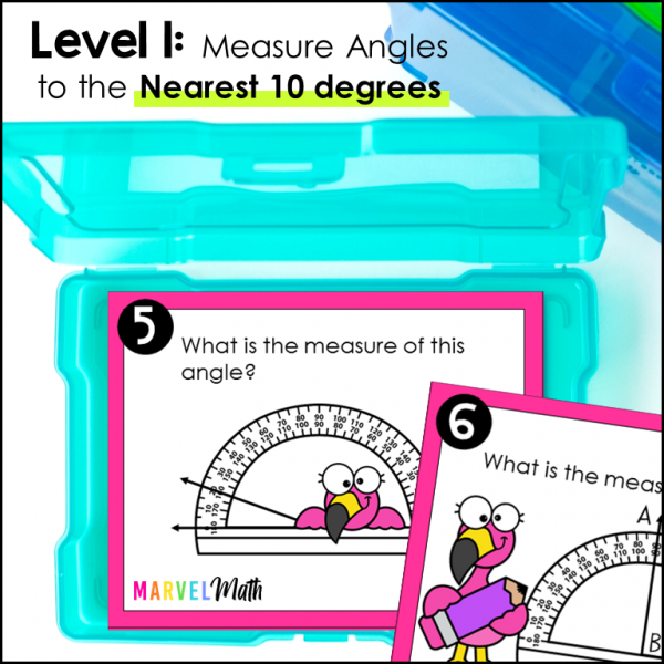 4th Grade Geometry Level 1 Task Cards