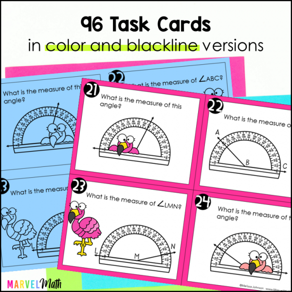 4th Grade Geometry Task Cards