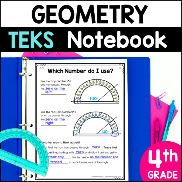 4th Grade Geometry Notebook