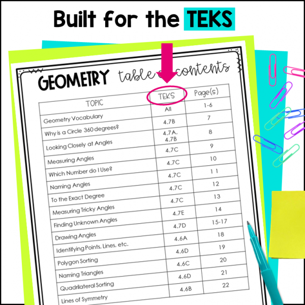 4th Grade Geometry TEKS (2)