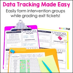 3rd Grade Addition & Subtraction Exit Tickets – Marvel Math