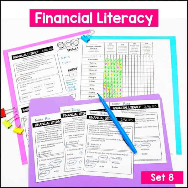 Financial Literacy 3rd Grade