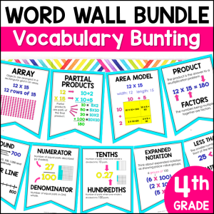 Word Wall Bundle Vocabulary Bunting