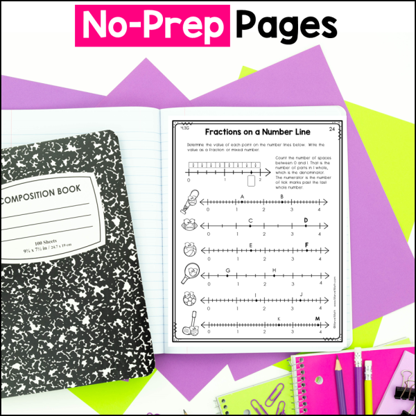 4th Grade Math TEKS Notebook Pages 2