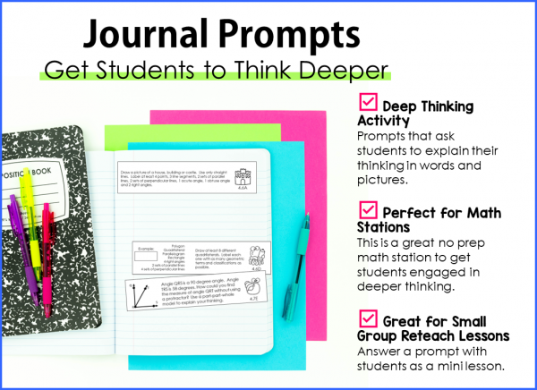 4th Grade Geometry Journal Prompts