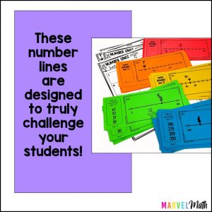 Traditional and Open Number Lines Practice - Marvel Math
