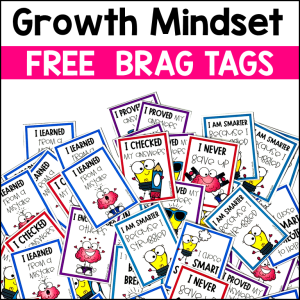 Free Growth Mindset Brag Tags