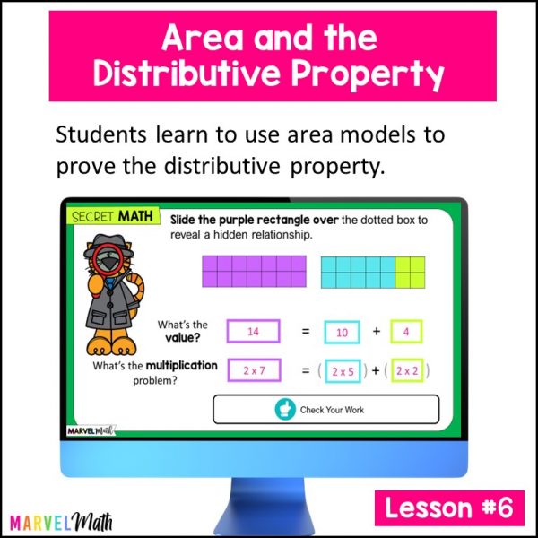 Area and the Distributive Property