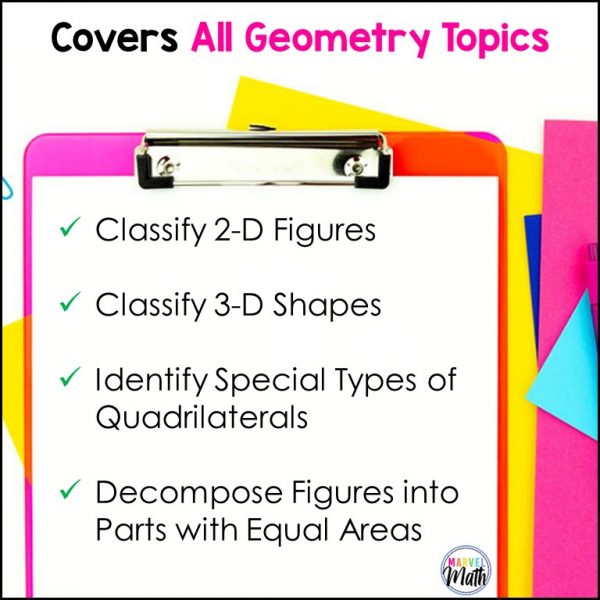 3rd Grade Geometry Resource