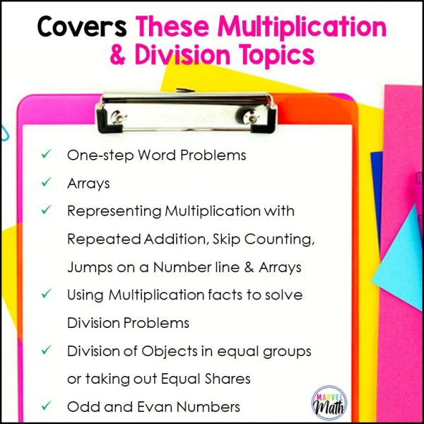 3rd Grade Multiplication and Division Resource