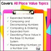 3rd Grade Place Value STAAR Review Task Cards – Digital – Marvel Math