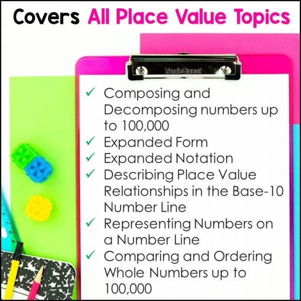 3rd Grade Place Value Resource