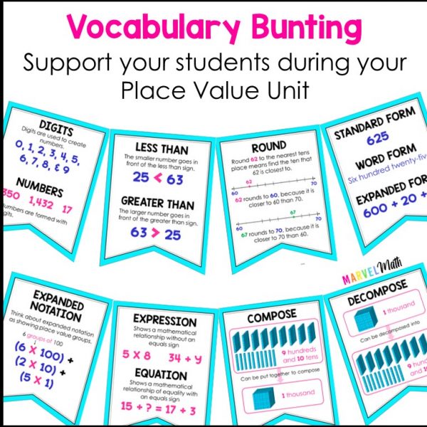 3rd Grade Place Value Vocabulary