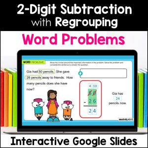 2 Digit Subtraction with Regrouping