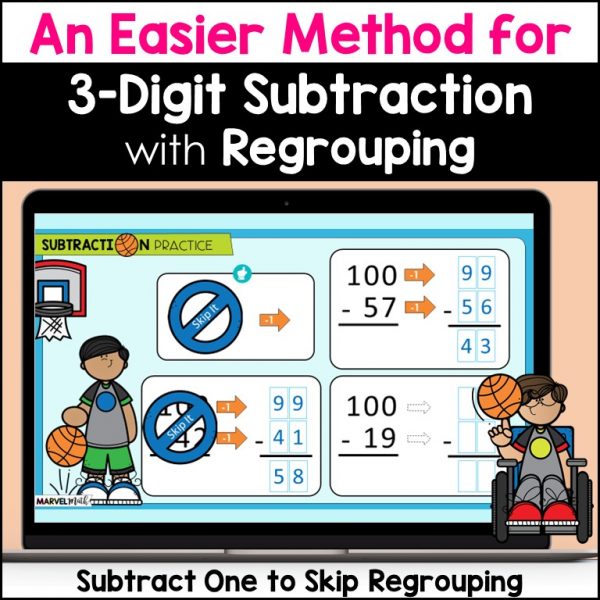 3 Digit Subtraction with Regrouping