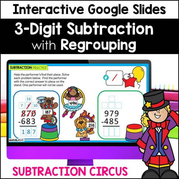 3 Digit Subtraction