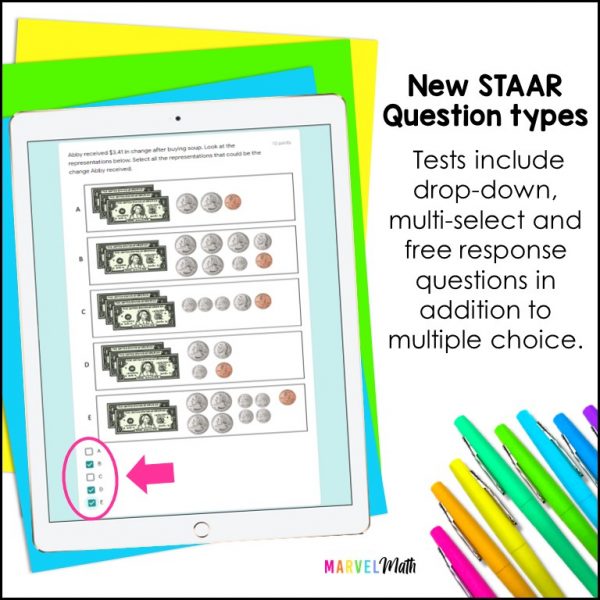 3rd Grade Addition and Subtraction Digital STAAR Math Review3