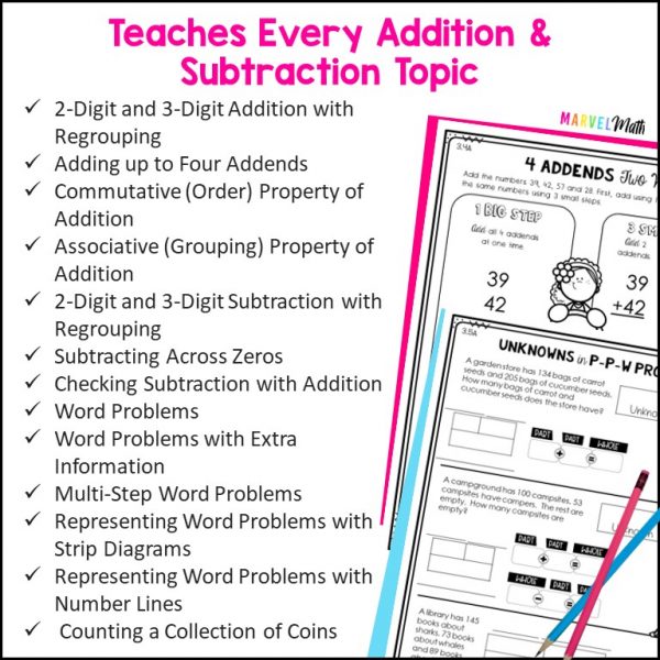 3rd Grade Addition and Subtraction Practice