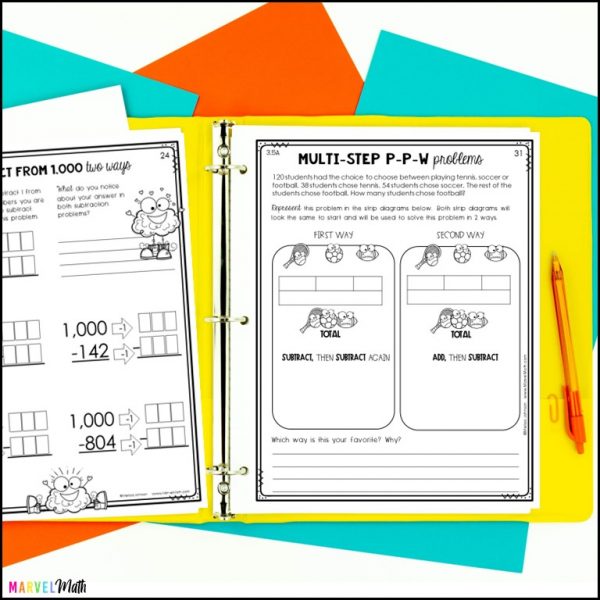 3rd Grade Addition and Subtraction Word Problems