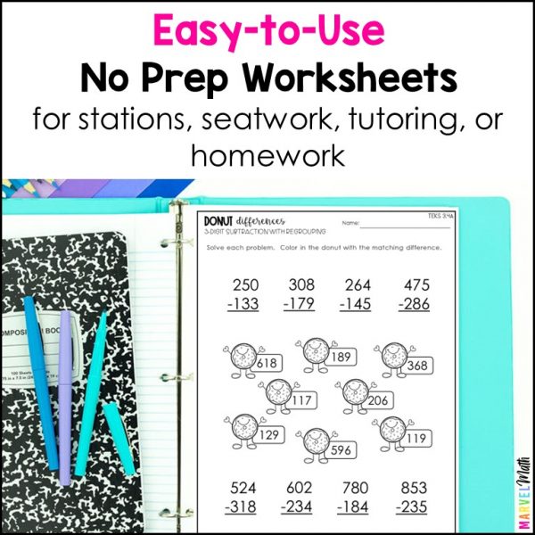 3rd Grade Addition and Subtraction Worksheets