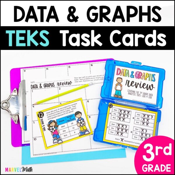 Data & Graphs Task Cards