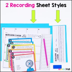3rd Grade Multiplication Division Set 2 STAAR Review Task Cards - Print ...
