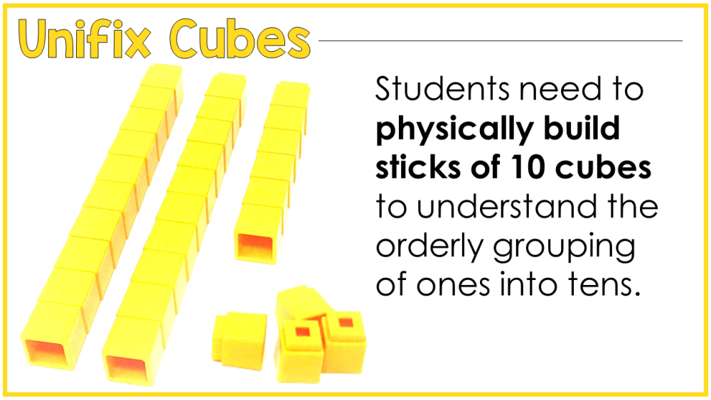 Place Value Unifix Cubes