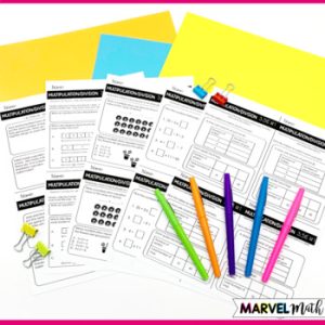3rd Grade Multiplication & Division Exit Tickets - Marvel Math
