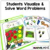 Kinder - 1st Grade Problem Solving Math Readers Bundle - Marvel Math