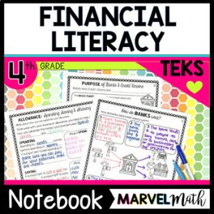 4th Grade Financial Literacy Unit Bundle - Marvel Math