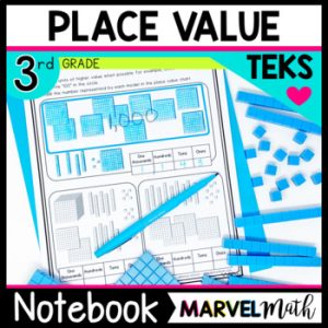 3rd Grade Place Value Interactive Notebook - Marvel Math