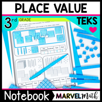 3rd Grade Place Value Interactive Notebook - Marvel Math