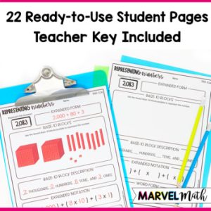 3rd Grade Place Value Worksheets - Marvel Math