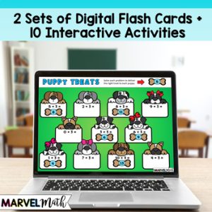 Addition Facts +3 FUN Digital Activities – Marvel Math