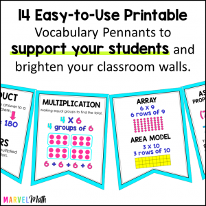 2nd Grade Math Word Wall Vocabulary Cards  Math words, Math word walls,  2nd grade math