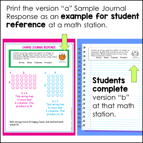 Multiplication & Division Journal Prompts 6