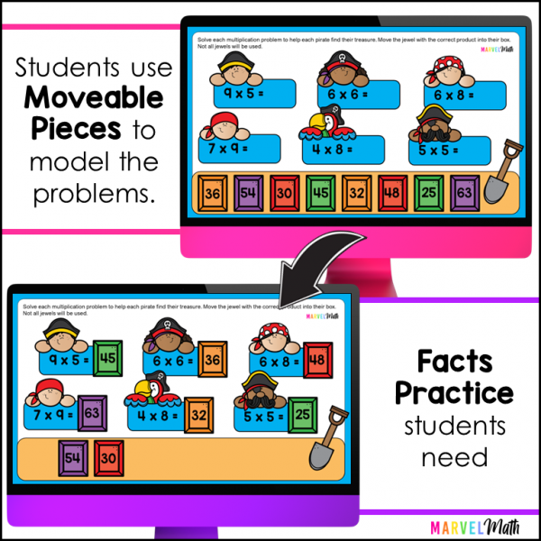 Multiplication Mixed Facts Practice 5