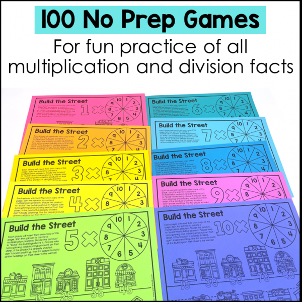 Multiplication & Division Fact Fluency 4