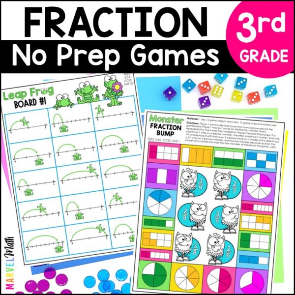 3rd Grade Fractions Games