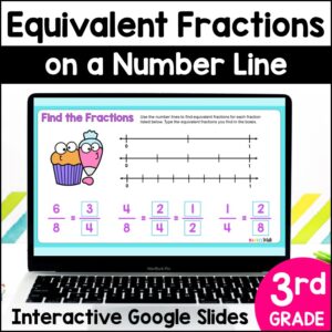 Equivalent Fractions on a Number Line
