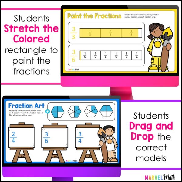 Introduction to Fractions activities